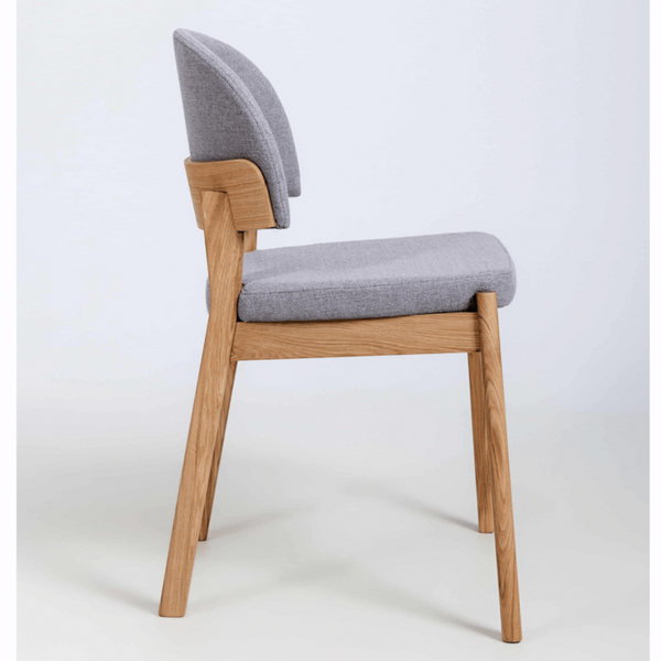 Chaise en bois massif de chêne revêtement