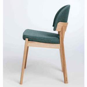 Chaise en bois massif de chêne revêtement