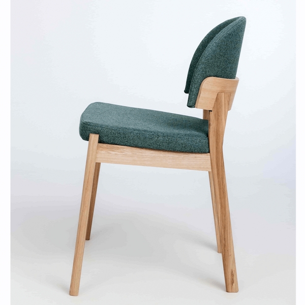 Chaise en bois massif de chêne revêtement