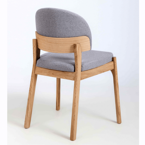 Chaise en bois massif de chêne revêtement