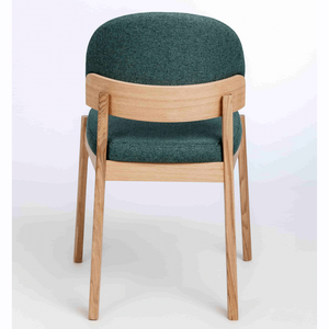 Chaise en bois massif de chêne revêtement