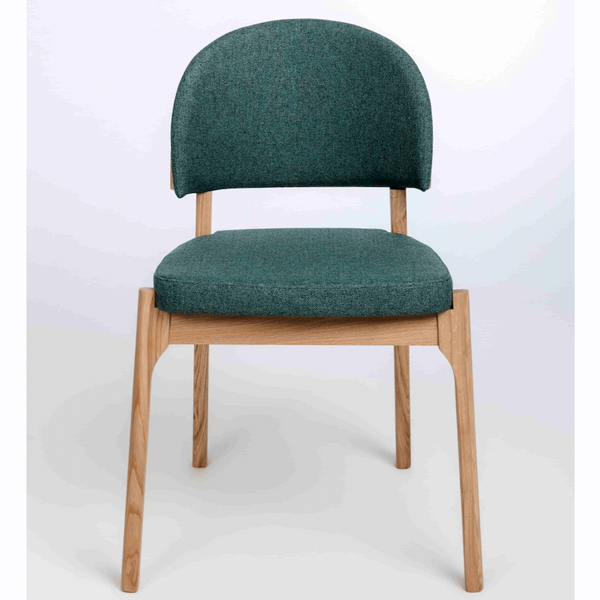 Chaise en bois massif de chêne revêtement