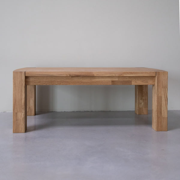 Table basse en bois massif de chêne Balder - 140 x 80 x 52 cm - VESKOR