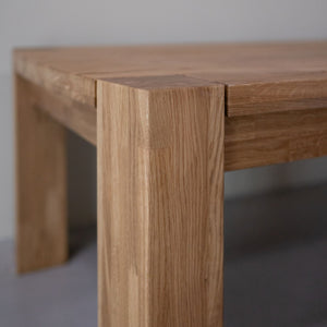 Table basse en bois massif de chêne Balder - 140 x 80 x 52 cm - VESKOR