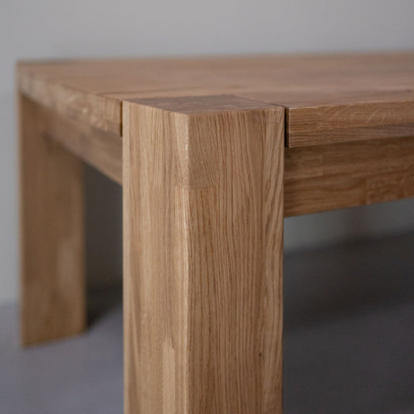 Table basse en bois massif de chêne Balder - 140 x 80 x 52 cm - VESKOR