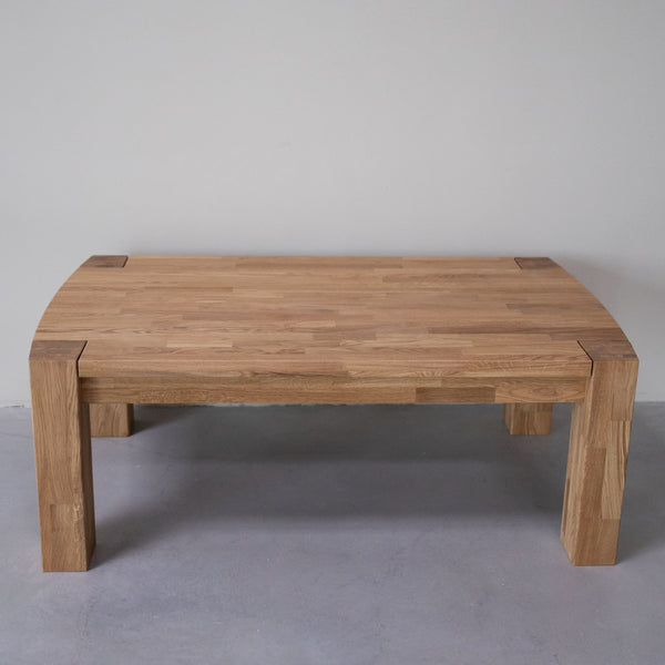Table basse en bois massif de chêne Balder - 140 x 80 x 52 cm - VESKOR