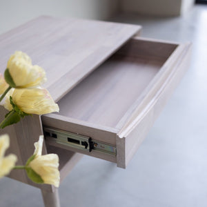 Table de chevet en bois massif de chêne Escandi 2 – 60 x 40 x 51,5 cm - NordicStory