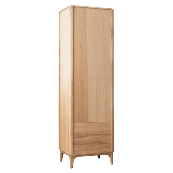 NordicStory Vitrina de madera maciza roble Oxford 1