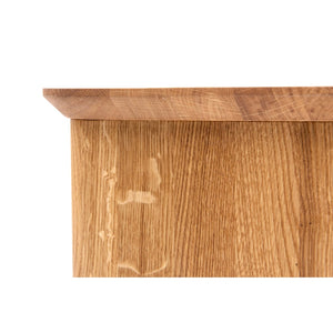 Buffet en bois massif de chêne Solvig - 180 x 41 x 70 cm - NordicStory