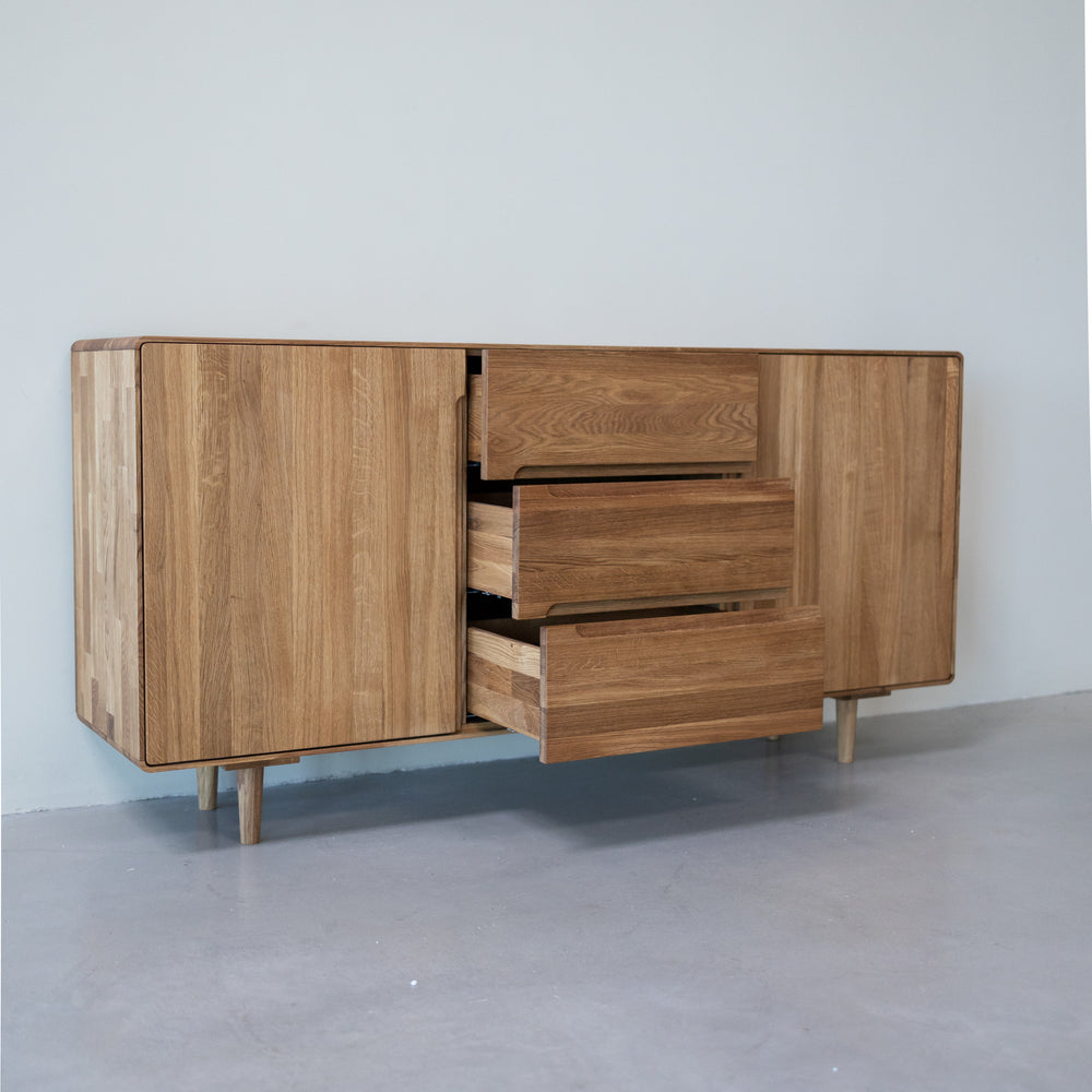 Buffet en bois massif de chêne AMANDI 323 - VESKOR