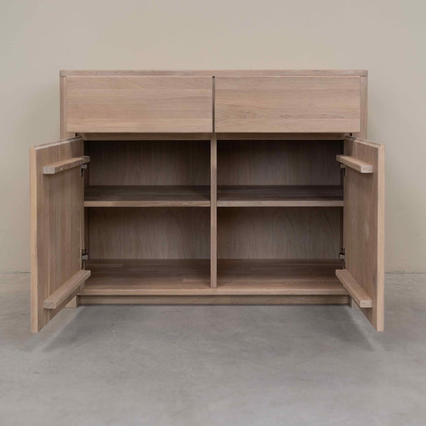 Buffet commode en bois massif de chêne durable