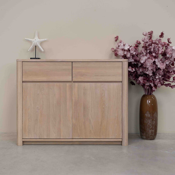 Buffet commode en bois massif de chêne durable