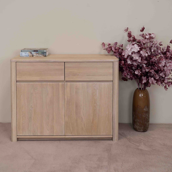 Buffet commode en bois massif de chêne durable