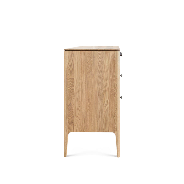 Buffet commode en bois massif de chêne Narvik - 160 х 40 х 68 cm - VESKOR