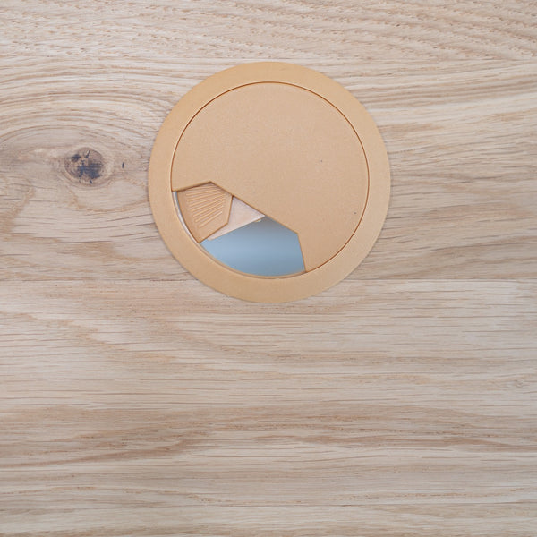 Bureau en bois massif de chêne Eric - 120 x 65 x 75 cm - NordicStory