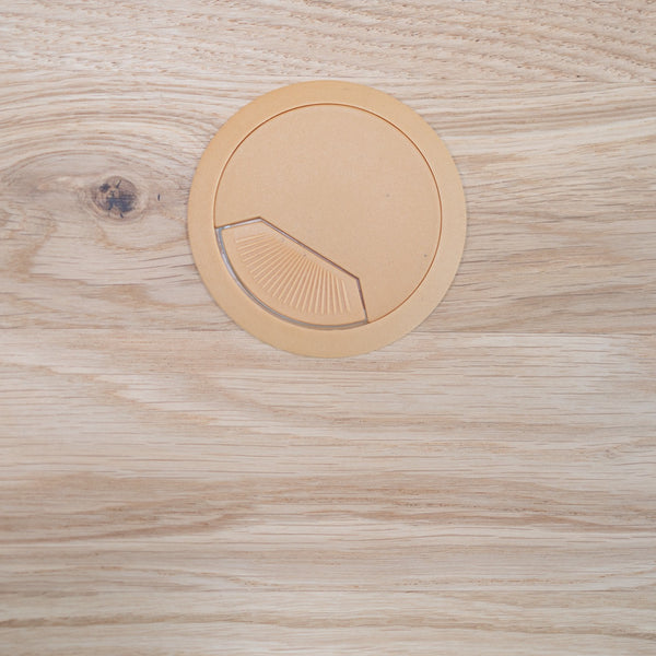 Bureau en bois massif de chêne Eric - 120 x 65 x 75 cm - NordicStory