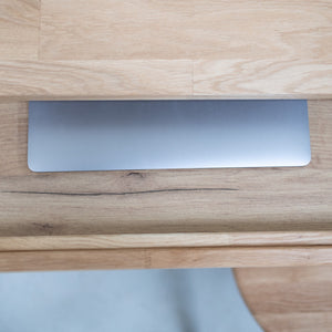 Bureau en bois massif de chêne Eric - 120 x 65 x 75 cm - NordicStory