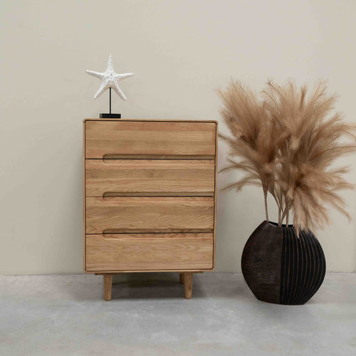 Commode en bois massif de chêne AMANDI - VESKOR