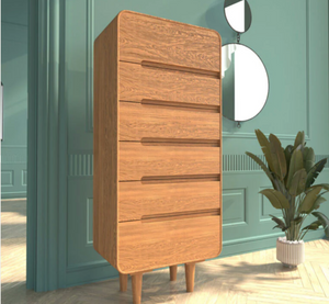 Commode en bois massif de chêne AMANDI 6 - VESKOR