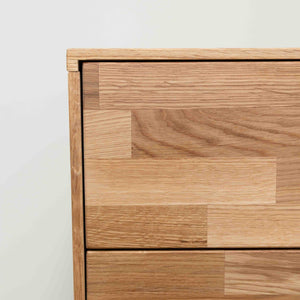 Commode en bois massif de chêne style scandinave Roble.Store