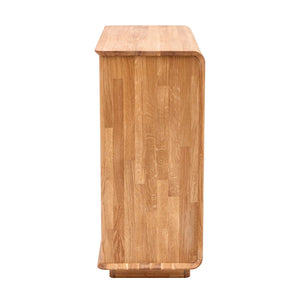 Commode en bois massif de chêne Solvig - 100 x 41 x 90 cm - NordicStory