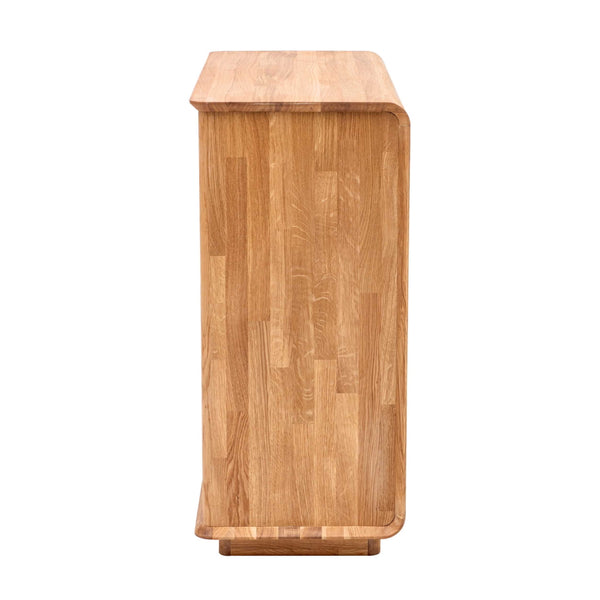 Commode en bois massif de chêne Solvig - 100 x 41 x 90 cm - NordicStory