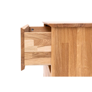 Commode en bois massif de chêne Solvig - 100 x 41 x 90 cm - NordicStory