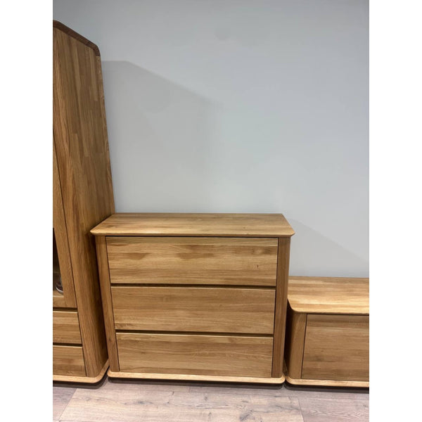 Commode en bois massif de chêne Solvig - 100 x 41 x 90 cm - NordicStory