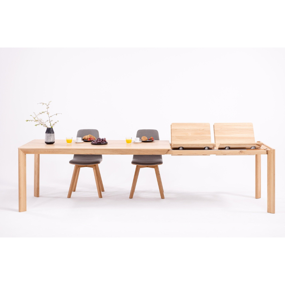 Table à manger extensible en bois massif DITA - KARPIS