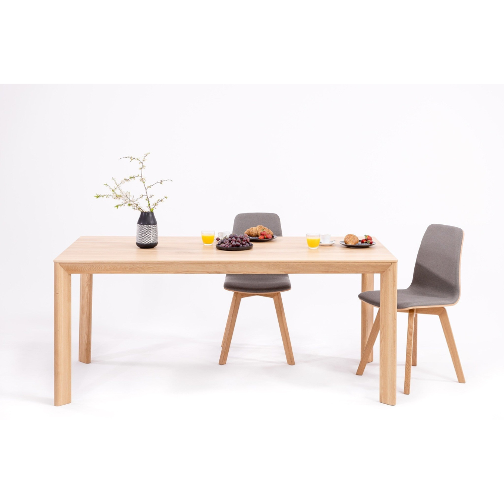 Table à manger fixe en bois massif DITA - KARPIS