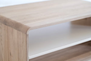 Table basse en bois massif de chêne Oslo - 100 x 60 x 43 cm - VESKOR