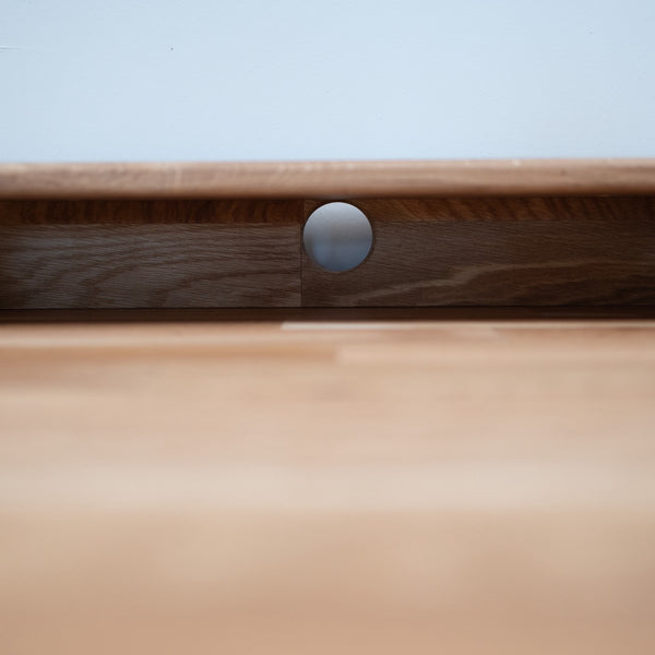 Bureau en bois massif de chêne Ana - 120 x 65 x 84,5 cm - NordicStory