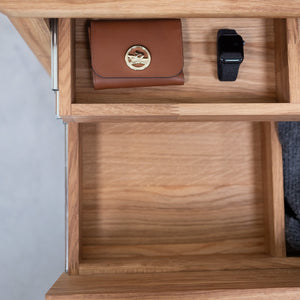 Commode en bois massif de chêne Elsa - 102 x 44 x 79 cm - NordicStory