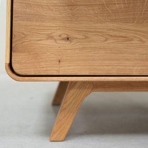 Commode en bois massif de chêne Genève 2 - 90 x 42 x 90 cm - NordicStory