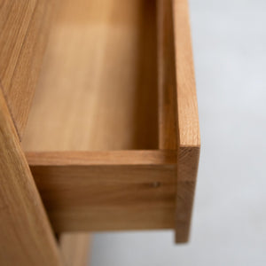 Commode en bois massif de chêne Genève - 50 x 42 x 90 cm - NordicStory