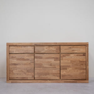 Buffet en bois massif de chêne Utah – 174 x 45 x 86 cm - NordicStory