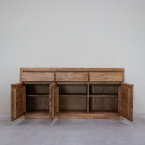Buffet en bois massif de chêne Utah – 174 x 45 x 86 cm - NordicStory