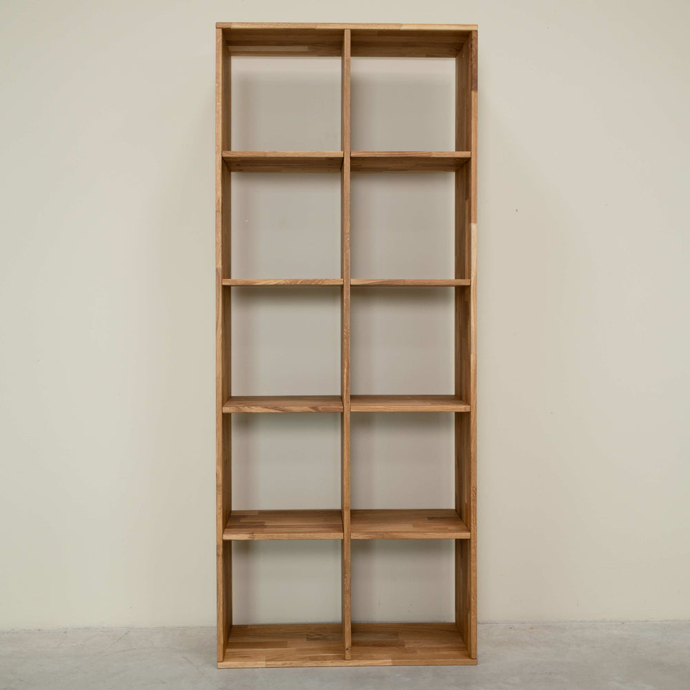 Etagère bibliothèque en bois massif de chêne style scandinave Roble.Store