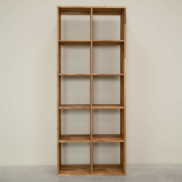 Etagère bibliothèque en bois massif de chêne style scandinave Roble.Store