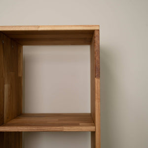Etagère bibliothèque en bois massif de chêne style scandinave Roble.Store