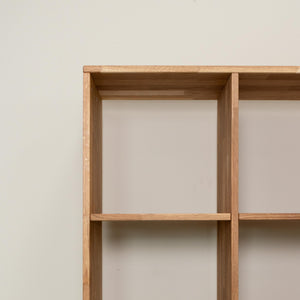 Etagère bibliothèque en bois massif de chêne style scandinave Roble.Store