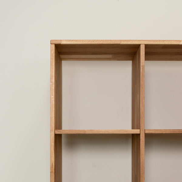 Etagère bibliothèque en bois massif de chêne style scandinave Roble.Store