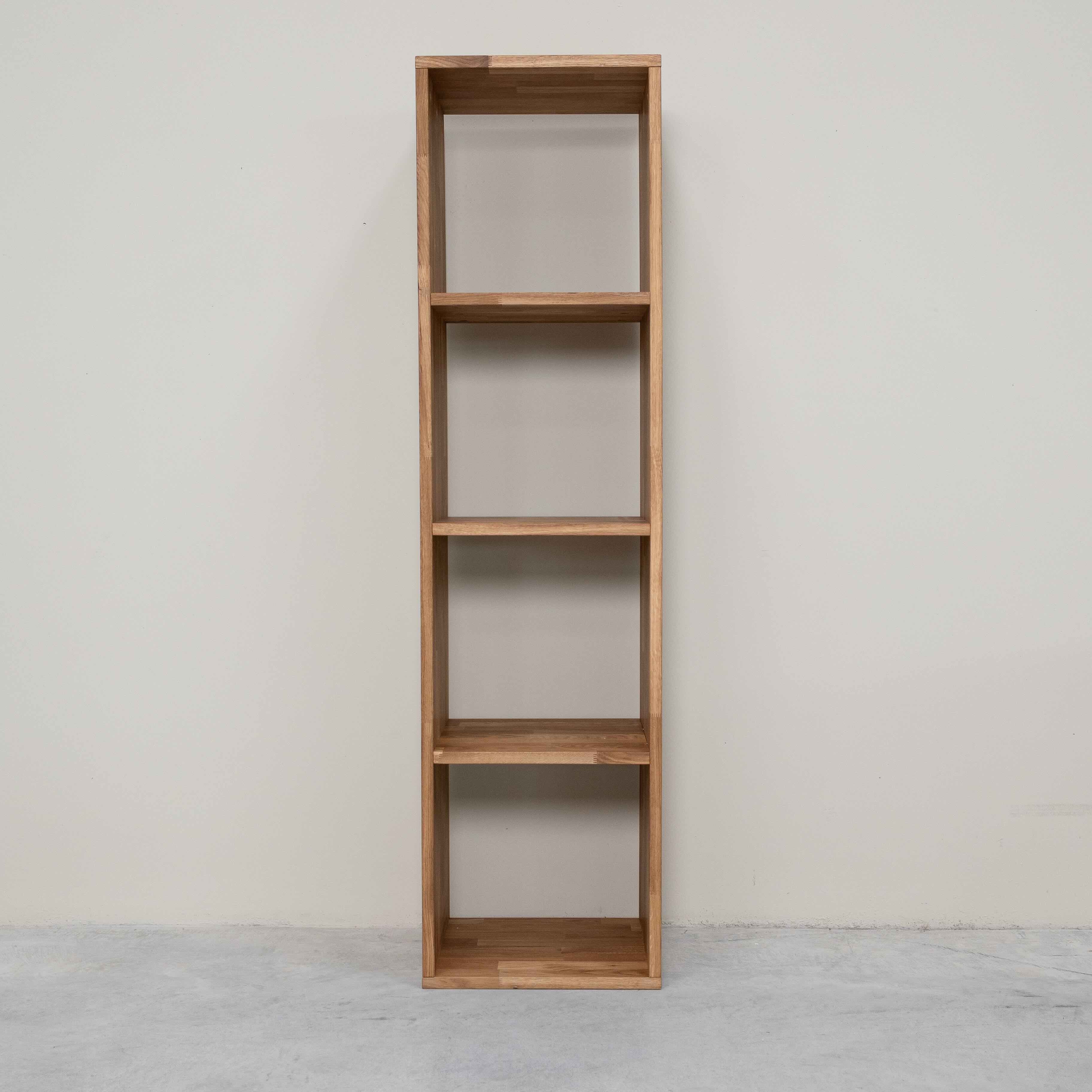 Etagère bibliothèque en bois massif de chêne style scandinave Roble.Store