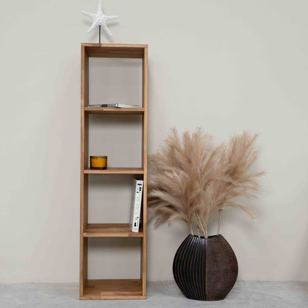 Etagère bibliothèque en bois massif de chêne style scandinave Roble.Store