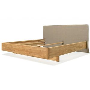 Lit double en chêne massif Pola - NordicStory