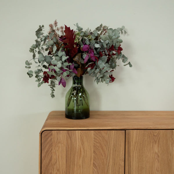 Buffet 3 portes en bois massif de chêne Genève 3 - 134 x 45 x 86 cm - NordicStory