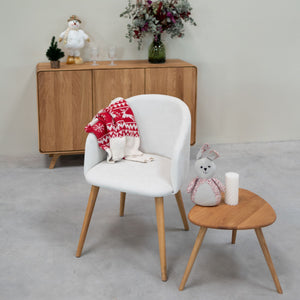 Lot de 3 tables basses gigognes en chêne massif Genève - NordicStory