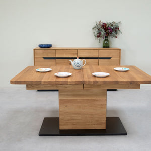 Table à manger extensible en bois massif de chêne Bremen - 160-250 x 100 x 75 cm - NordicStory