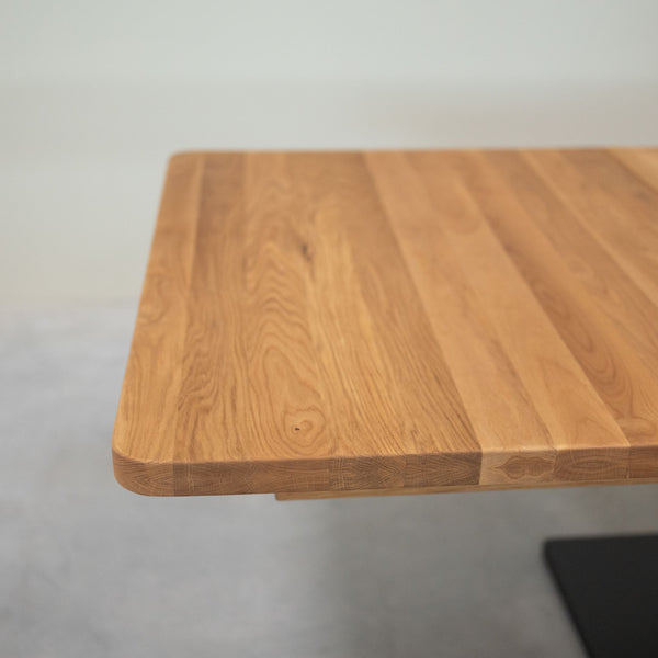 Table à manger extensible en bois massif de chêne Bremen - 160-250 x 100 x 75 cm - NordicStory
