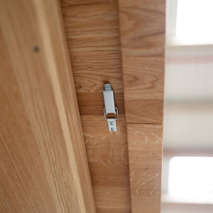 Table à manger extensible en bois massif de chêne Bremen - 160-250 x 100 x 75 cm - NordicStory